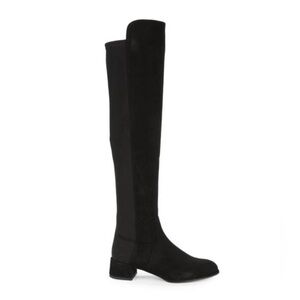 Stuart Weitzman FIFO Knee-High Black Suede Women's Boots sz 8